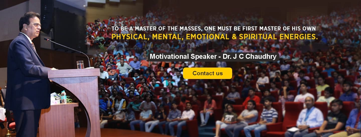 Motivational speaker Dr. J C Chaudhry