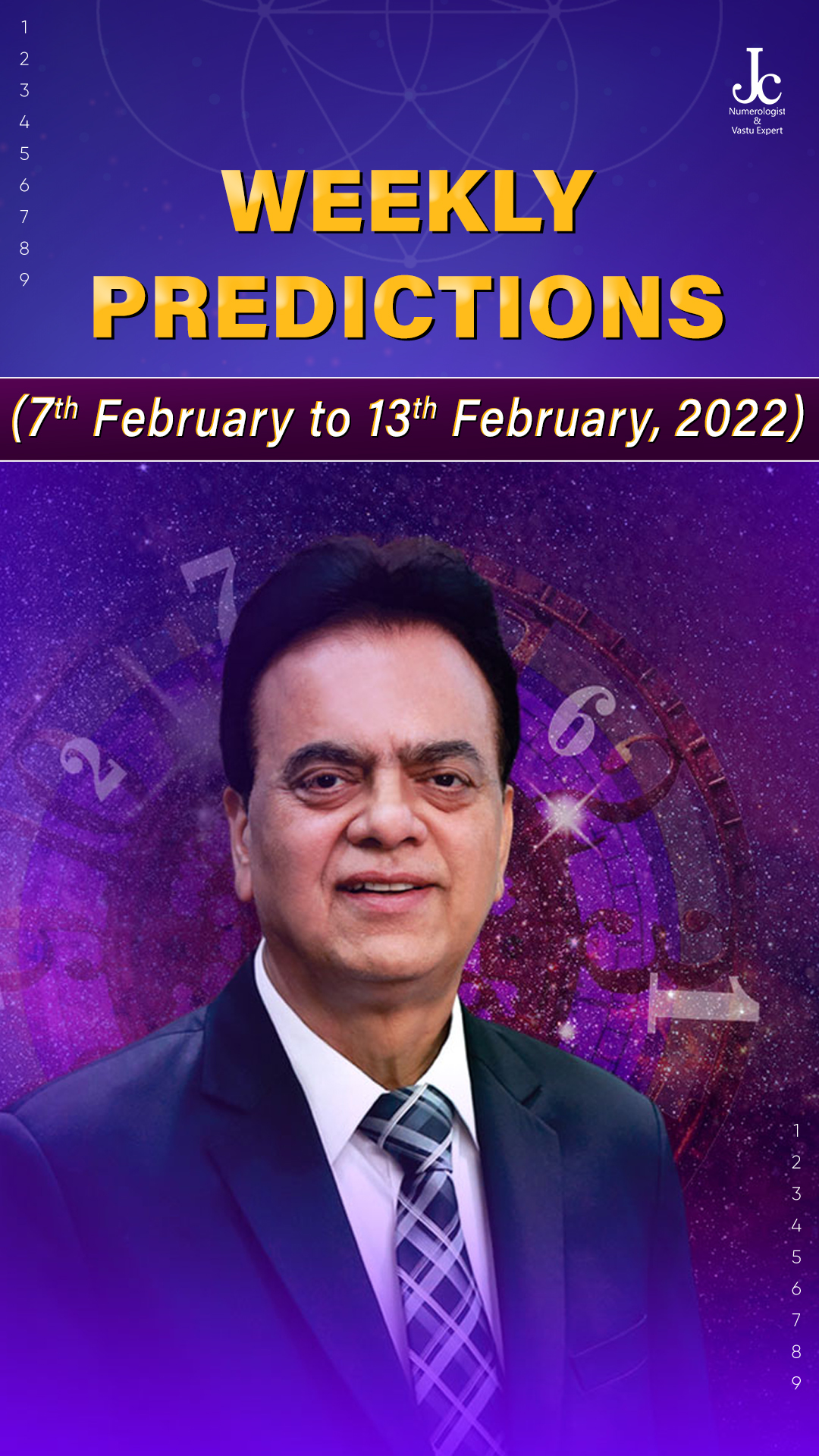 7th February to 13th February numerology prediction by J C Chaudhry