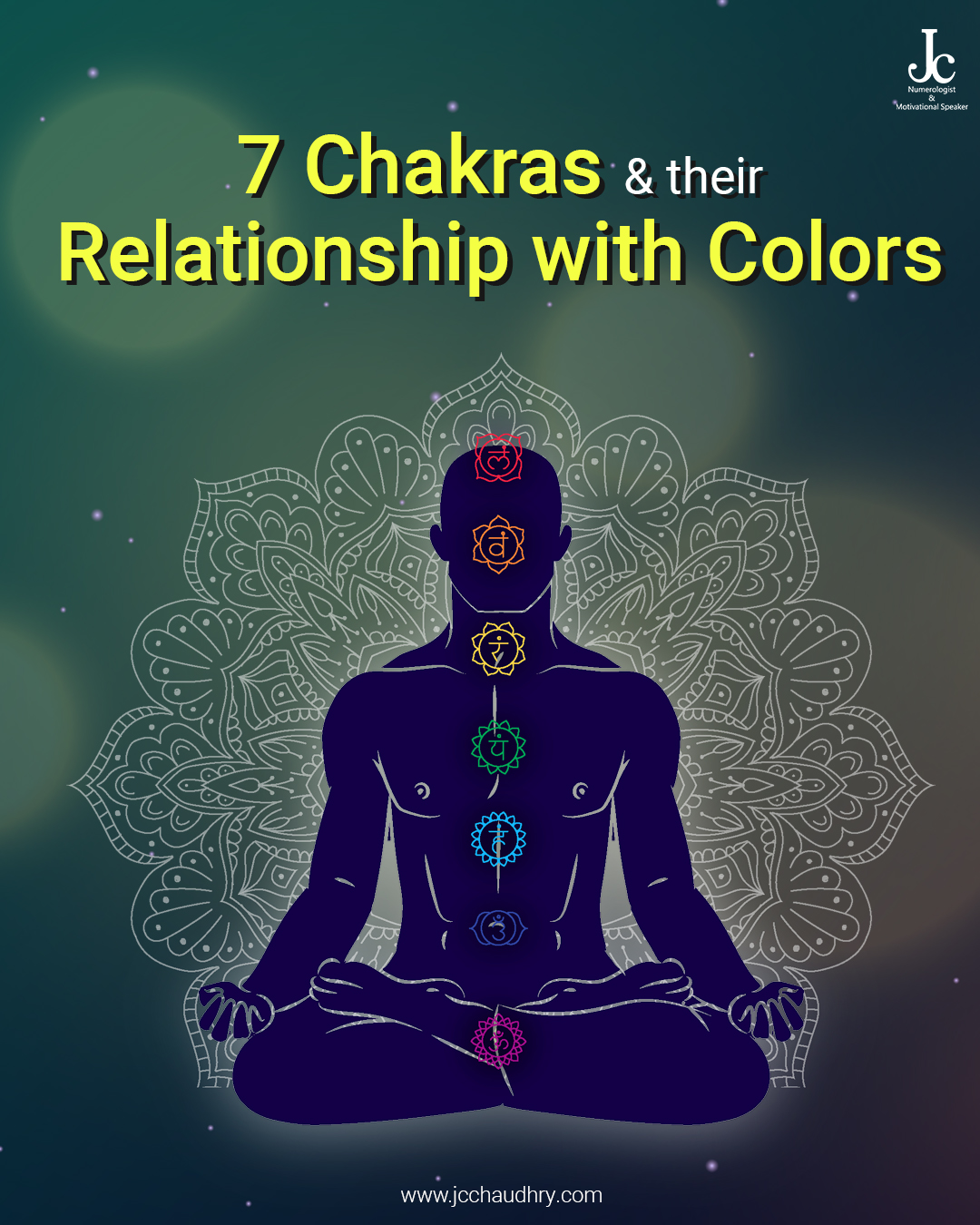 7 Chakras And Their Relationship With Colors | JC Chaudhry