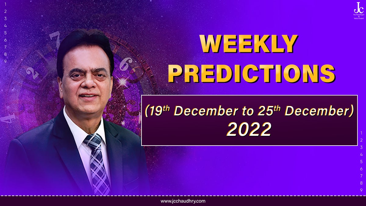 Numerology Prediction for the week from 19th to 25th December 2022